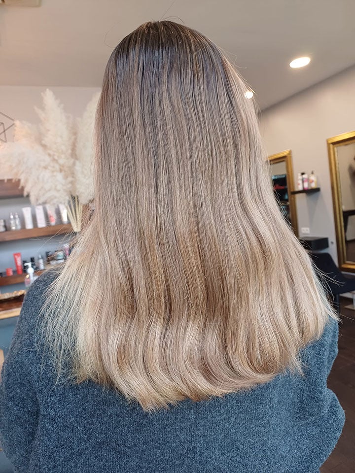 Vorher — Mahagoni-Braun